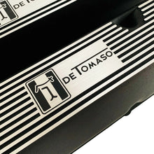 Load image into Gallery viewer, Ford 351 Cleveland - De Tomaso - Finned Valve Covers - Black