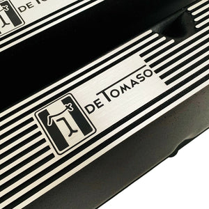 Ford 351 Cleveland - De Tomaso - Finned Valve Covers - Black