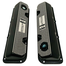 Load image into Gallery viewer, Ford 351 Cleveland - De Tomaso - Finned Valve Covers - Black