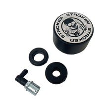 Load image into Gallery viewer, F-U Skeleton 2 - Die-Cast Aluminum Breather &amp; Small PCV Valve - Black