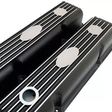 Load image into Gallery viewer, Ford FE Short Valve Covers - Custom Logo - Black