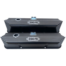 Load image into Gallery viewer, Ford FE Tall 390 FE Logo Valve Covers - Black