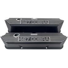 Load image into Gallery viewer, Ford FE Tall 427 Cobra Valve Covers - Open Letter - Black