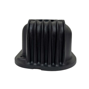 Mopar 318, 340, 360 Finned Valve Covers - Die-Cast - Custom - Black