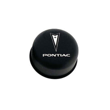 Load image into Gallery viewer, Pontiac Chrome Valve Cover Breather SINGLE - With Text - Black