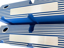 Load image into Gallery viewer, Ford Small Block Pentroof Finned Valve Covers - Custom - Blue