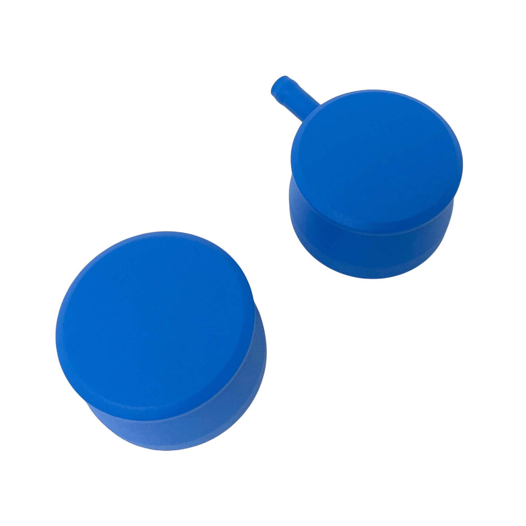 Billet Aluminum Valve Cover Breather & PCV Valve - Custom - Blue