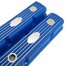 Load image into Gallery viewer, Ford FE Short Valve Covers - Custom Logo - Blue