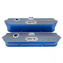 Load image into Gallery viewer, Ford FE Tall 390 FE Logo Valve Covers - Blue