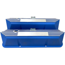 Load image into Gallery viewer, Ford FE Tall Valve Covers - Long Plate - Custom - Blue