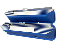 Load image into Gallery viewer, Ford FE Tall Valve Covers - Long Plate - Custom - Blue