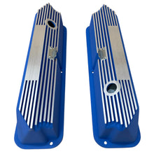 Load image into Gallery viewer, Ford FE Tall Valve Covers - Long Plate - Custom - Blue