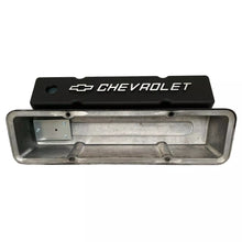 Load image into Gallery viewer, Small Block Chevy Chevrolet Raised Letter Tall Valve Covers - Black