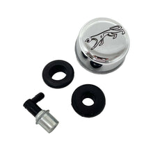 Load image into Gallery viewer, Ford Cougar Cat Valve Cover Breather &amp; Small PCV Valve - Chrome