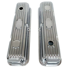 Load image into Gallery viewer, Ford FE Short Valve Covers - Custom Logo - Polished