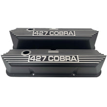 Load image into Gallery viewer, Ford FE Tall 427 Cobra Valve Covers - Long Plate - Black