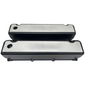 Ford Big Block 429/460 Tall Valve Covers - Full Billet Top - Black