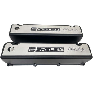 Ford Big Block 429/460 Tall Valve Covers - Shelby Signature - Black