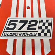 Load image into Gallery viewer, Chevy 572 Cubic Inches 15" Oval Billet Top Air Cleaner Kit - Orange