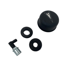 Load image into Gallery viewer, Pontiac Arrow Valve Cover Breather &amp; Small PCV Vave Set - Black