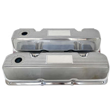 Load image into Gallery viewer, Ford 351 Cleveland - Finned Valve Covers - Custom - Polished