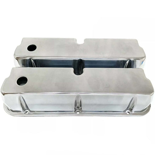 Ford Small Block 289 351W Tall Valve Covers - Custom - Polished