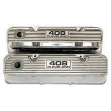 Load image into Gallery viewer, Ford 408 Cleveland - Finned Valve Covers - Polished