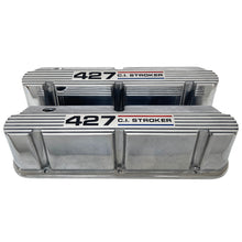 Load image into Gallery viewer, Ford Small Block Pentroof 427 C.I. Stroker Valve Covers - Tri-Color 1 - Polished