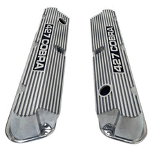 Load image into Gallery viewer, Ford Small Block Pentroof 427 Cobra Valve Covers - Solid Letter - Polished