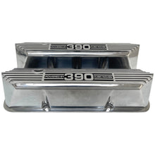 Load image into Gallery viewer, Ford FE Tall Powered By 390 Valve Covers - Long Plate - Polished