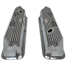 Load image into Gallery viewer, Ford FE Tall Powered By 390 Valve Covers - Long Plate - Polished