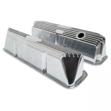 Load image into Gallery viewer, Ford FE Tall Valve Covers - Oval Plate - Custom Logo - Polished