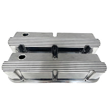 Load image into Gallery viewer, Ford Small Block Pentroof All-Finned Valve Covers - Polished