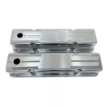 Load image into Gallery viewer, Small Block Chevy Tall Valve covers - Billet Top - Custom - Polished