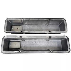 Small Block Chevy Tall Valve covers - Billet Top - Custom - Polished