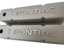 Load image into Gallery viewer, Small Block Chevy Pontiac Raised Letter Valve Covers - As-Cast