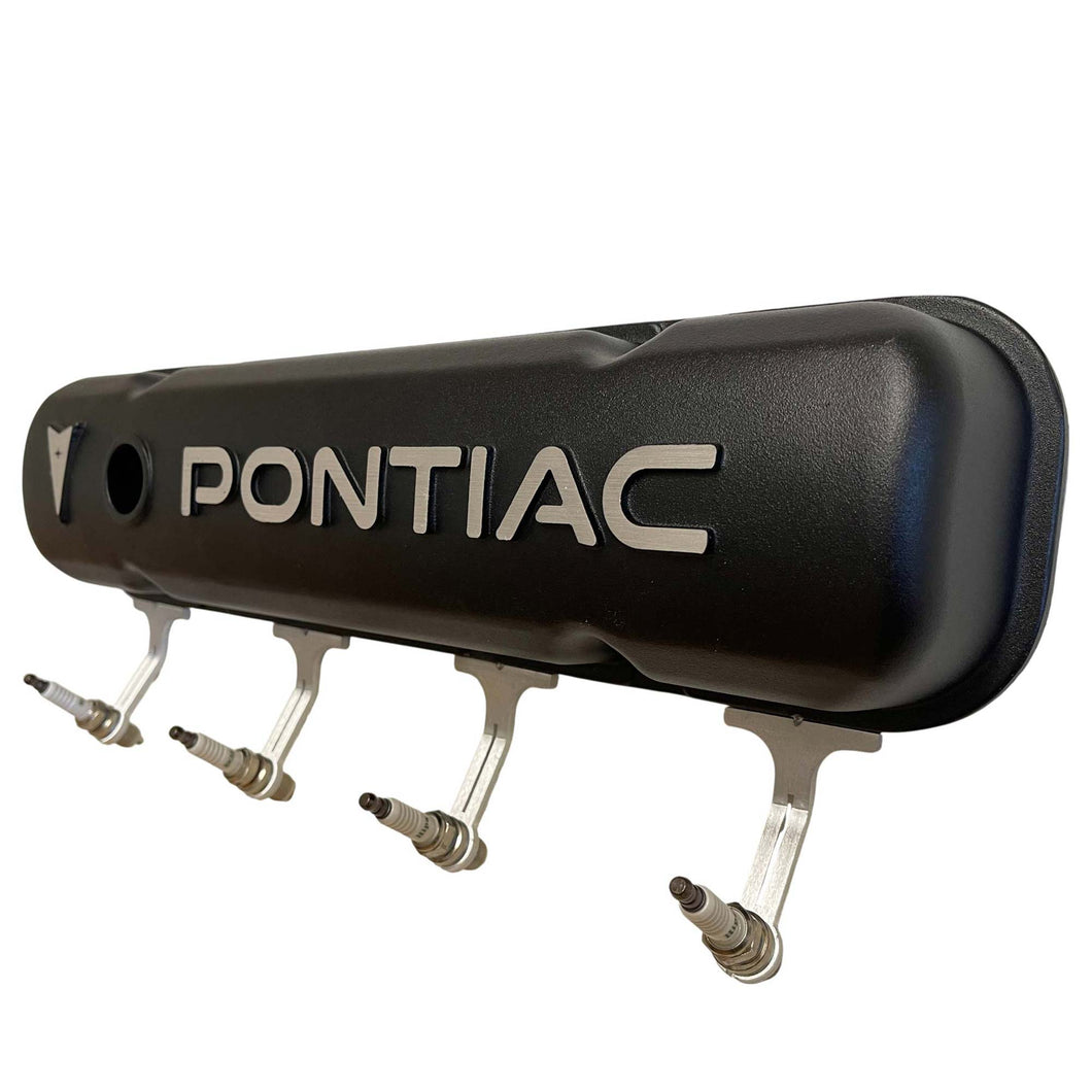 Pontiac Raised Logo Valve Cover Hat/Coat Rack - Black – Ansen USA