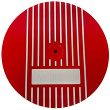 Load image into Gallery viewer, 13&quot; Round Finned Air Cleaner Kit - Custom - Red