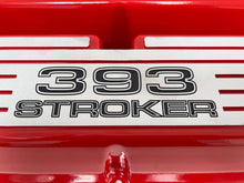 Load image into Gallery viewer, Ford Small Block 393 C.I. Stroker Tall Wide Fin Valve Covers - Red