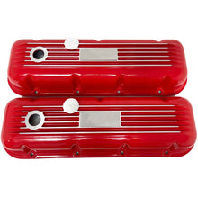 Load image into Gallery viewer, Big Block Chevy Finned Valve Covers - Custom - Red