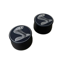 Load image into Gallery viewer, Shelby Snake Billet Aluminum Breather Set - Black