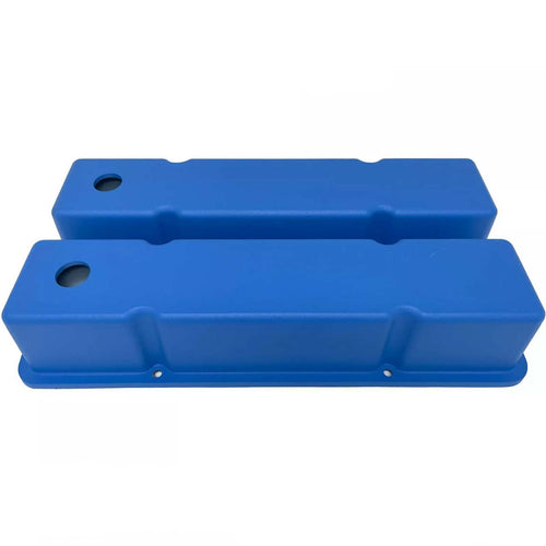 Small Block Chevy Tall Valve covers - Blue