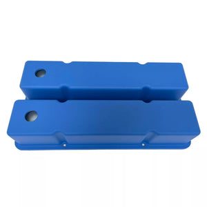 Small Block Chevy Tall Valve covers - Blue