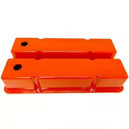 Small Block Chevy Tall Valve covers - Orange