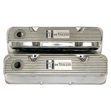 Load image into Gallery viewer, Ford 351 Cleveland - De Tomaso - Finned Valve Covers - Polished