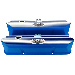 Ford FE Tall 390 American Eagle Valve Covers - Blue