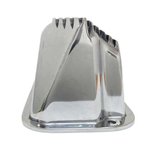 Load image into Gallery viewer, ford fe 390 american eagle valve covers, tall, finned, polished, ansen usa, profile view