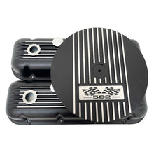Load image into Gallery viewer, 502 Big Block Chevy Finned Valve Covers &amp; 14&quot; Air Cleaner Kit - Black