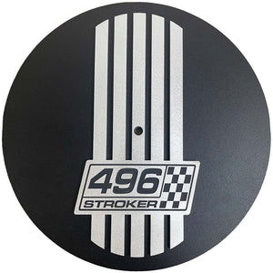 Chevy 496 Stroker 14" Raised Billet Top Air Cleaner - Black