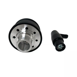 Shelby Snake Billet Aluminum Breather & PCV Valve - Black